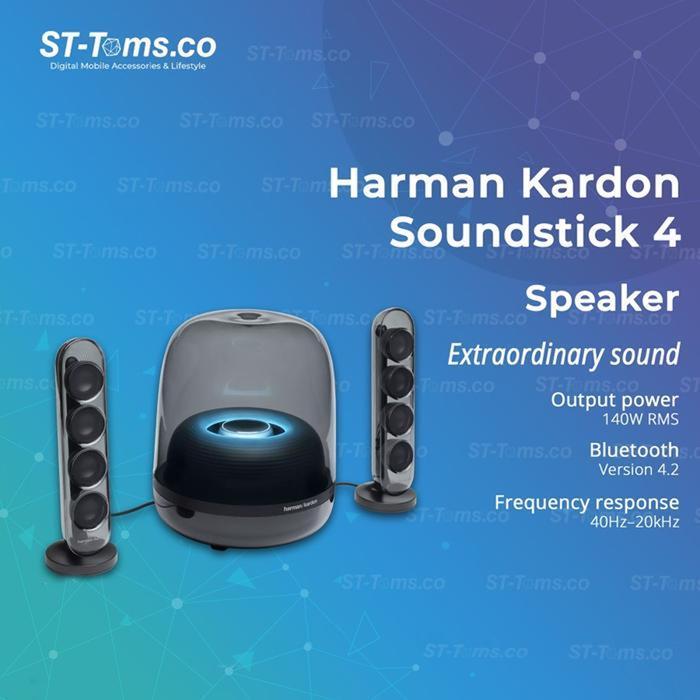 Harman Kardon SoundSticks 4 / Soundstick 4 Bluetooth Speaker System - Hitam