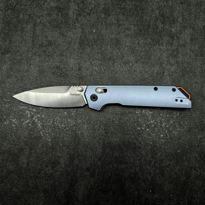 Reaadyyy Pisau Outdoor Kershaw Iridium 2038 Blue Pocket Knife Edc