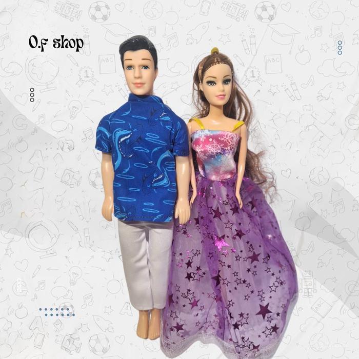 Toys Kingdom Kids - Mainan Anak //Mainan Berbie Sepasang // Berbie Cewe & Cowo Toys