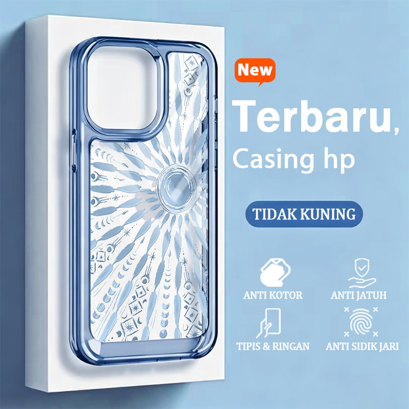 Cahaya Tpu Clear Case Blue Case Tecno Pova 7 5G Camon 50 Pro Spark Go3 20 Nfc 20 Pro Camon 40 Pro 20