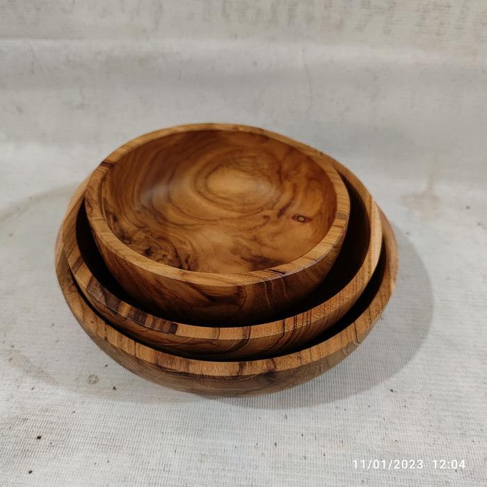 MURAH salad bowl smoothie bowl made from wood