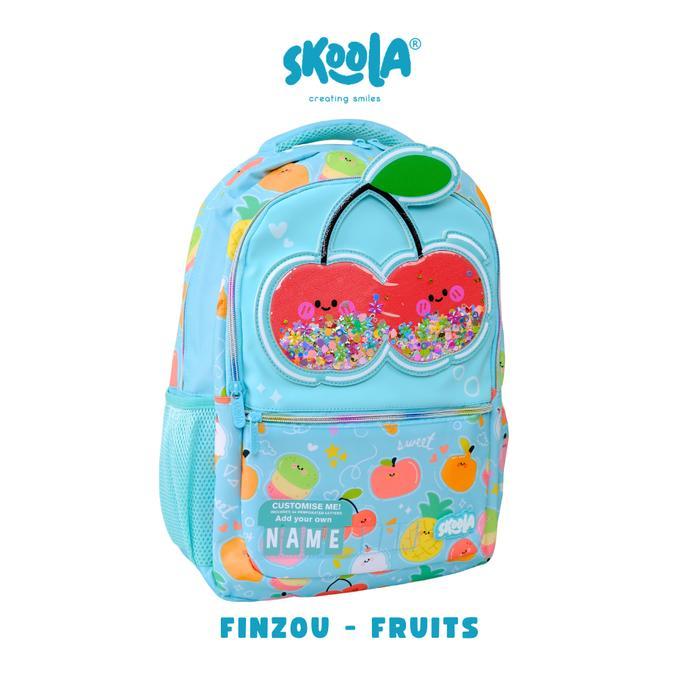 Skoola Tas Sekolah Anak SD Perempuan Cupcake Unifairy 3D Custome Name - Finzi Yozi Finzou