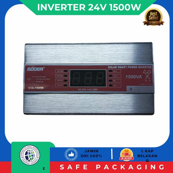 INVERTER 24V 1500 WATT/ INVERTER SUOER DC 24V-AC 230V 1500 WATT / INVERTER SUOER STA-1500B/ SOLAR