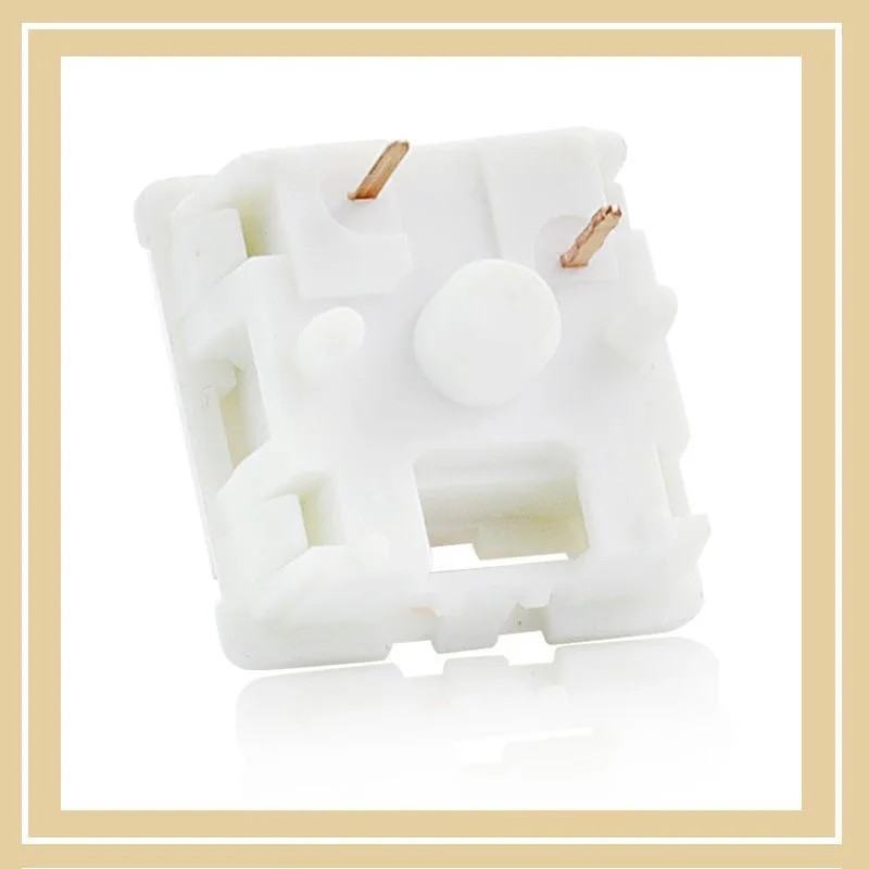 Outemu Switches Lubed Mechanical Keyboard Switch 5Pin Silent Tactile Linear Cream Yellow Pro Custom
