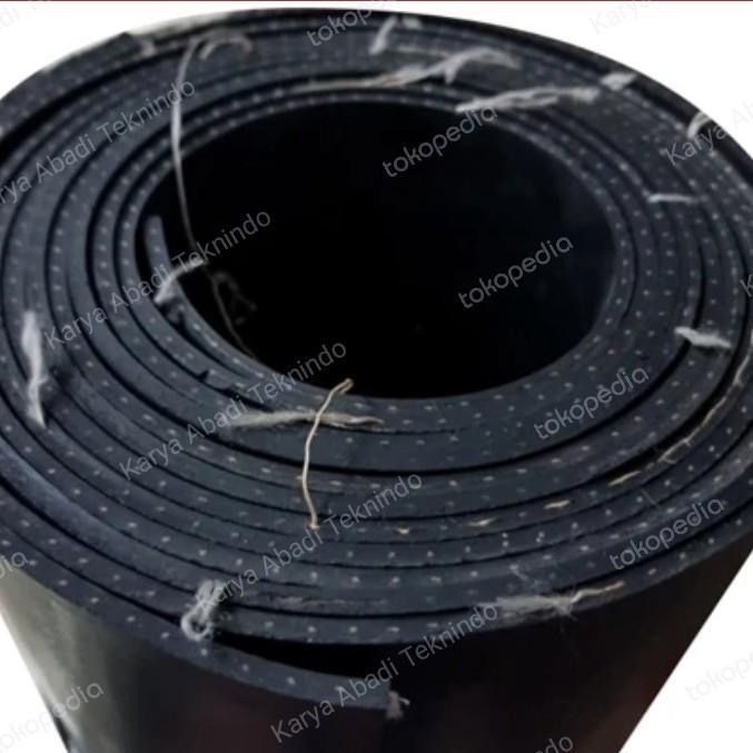HOT SALE Rubber Sheet Serat Benang / Karet Serat Benang 1ply Lembaran / 10mm