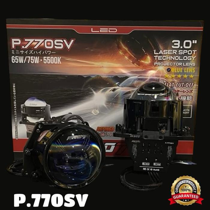 PR07 P770SV Biled Projector Bluelens 3.0 Inch Lampu Mobil Headlamp Biled Semi Laser PRO7