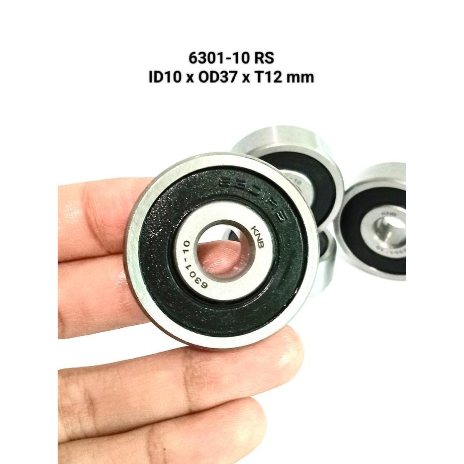 Bearing Murang 6301-10 RS isi 1 pcs ukuran 10x37x12 mm *