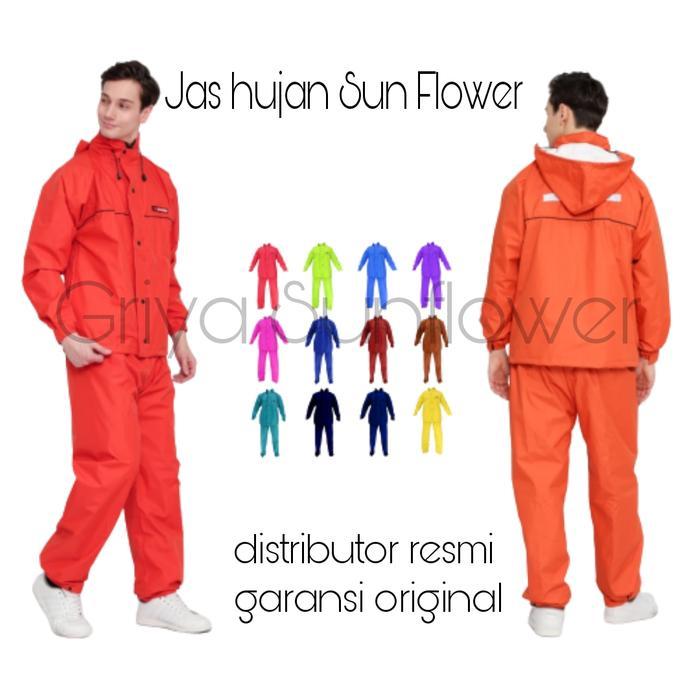HOT SALE Jas hujan Sunflower M,L, XL Original harga Termurah BISA GRAB