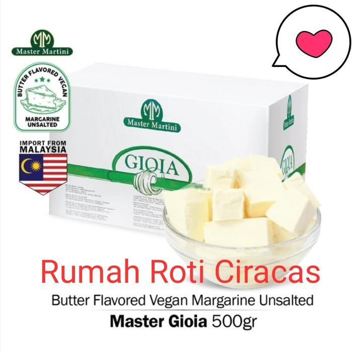 BEST SELLER BUTTER GIOIA MARGARINE UNSALTED MASTER VEGAN 500GR PLAIN 500 GR