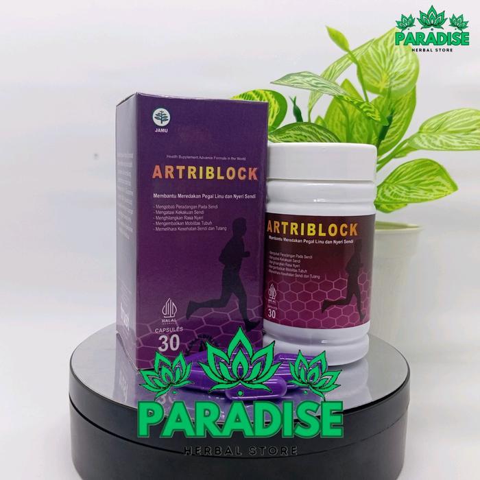 Artriblock Asli Original Herbal Kesehatan Tulang Solusi Cepat Mengobati Nyeri Sendi 100% Halal Resmi