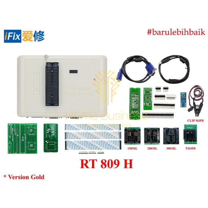 RT809H RT809 RT 809 H 809H Programmer Alat Flasher Bios Universal Alat Baca Tulis BIOS IC SPI NAND