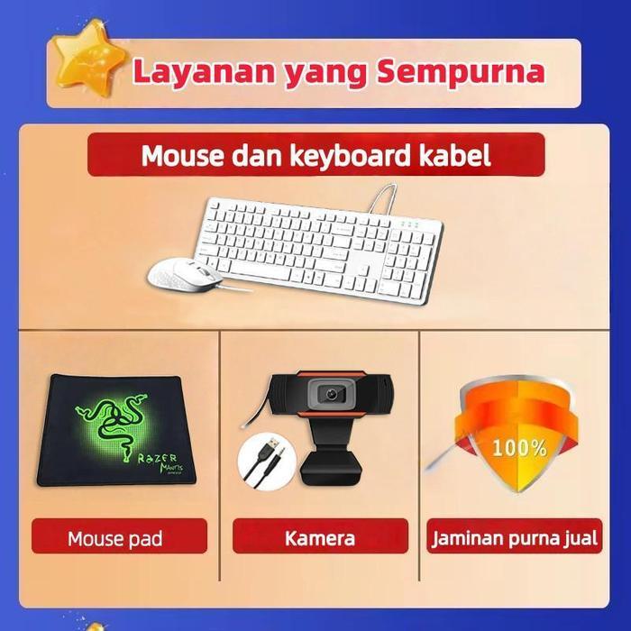 HP komputer pc all in one gaming full set PC intel core i3 i5 i7 all in one pc Baru Desktop