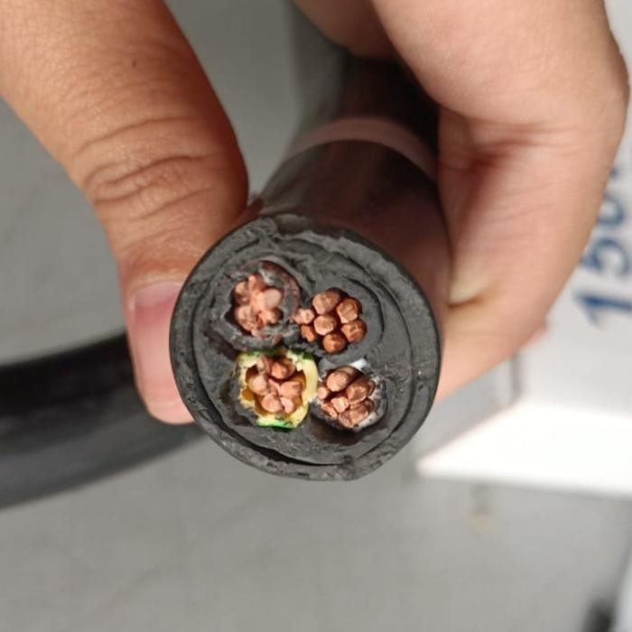 Kabel Listrik Nyy 4X16 Mm Supreme Hitam Kawat Tunggal Nyy 4 X 16 Mm2 0.6/1 (1.2)Kv Meteran