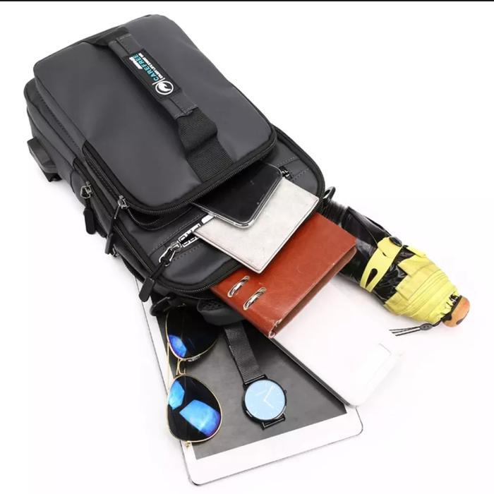 Terlaris Tas Selempang Pria Haoshuai Tas Pria Trendy Tas Pria Haoshuai Slingbag SALE