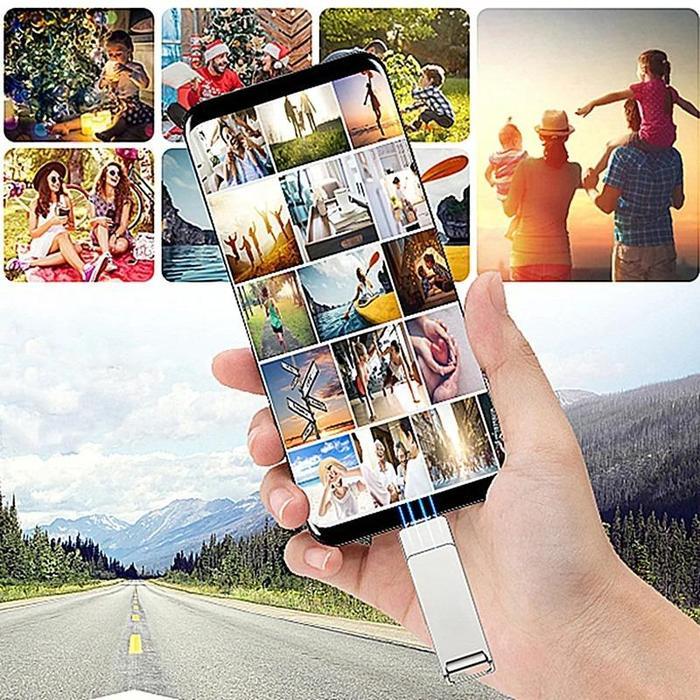HP FLASHDISK 1TB 2TB USB3.0 STIK MEMORI 3-IN-1 FLASH DRIVE LOGAM OTG KECEPATAN TINGGI UNTUK ANDROID