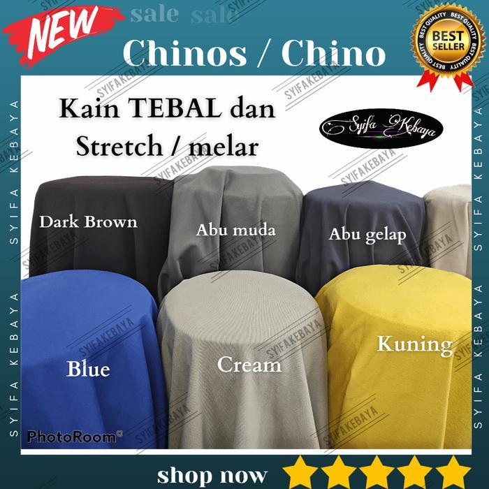Kain Chinos Kain Chino Stretch Kain Chinos Meteran Bahan Premium
