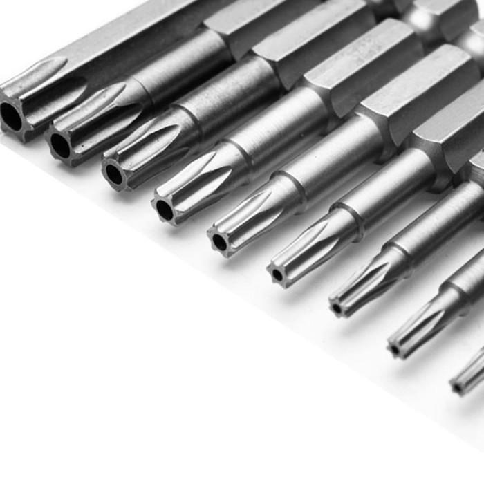 Mata Obeng Bor Kunci Bintang Torx Set Hex Shank Magnetic Torx Bits BISA GRAB
