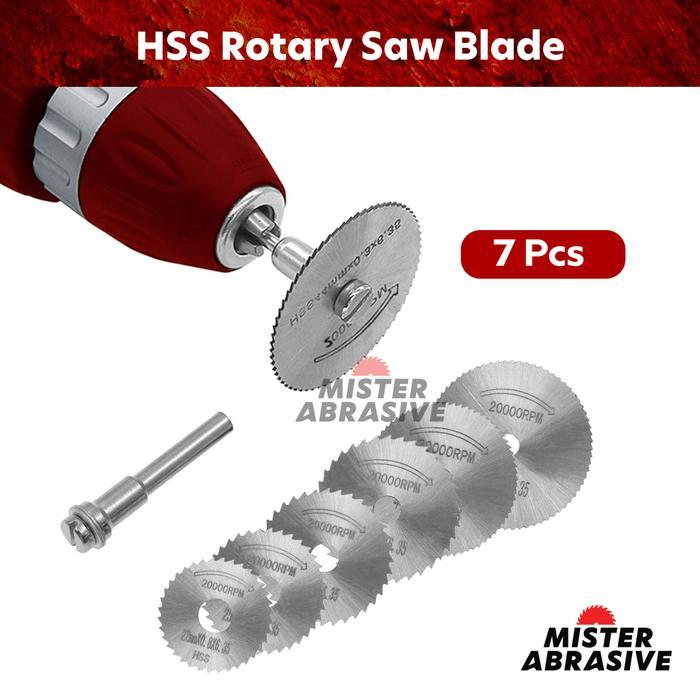 Krisbow - Hss Saw Blades Mini Circular Mata Gerinda Rotary Potong Tuner