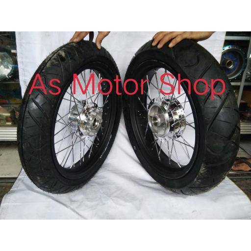 Sepaket velg set sprint xd 185 - 215 x 17 vixion old vixion new Rxking