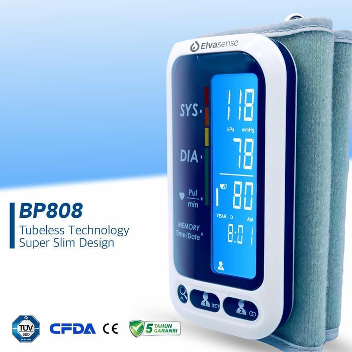 Tensimeter Digital Elvasense Bp808 Tensi Digital Elvasense Tensimeter #Gratisongkir
