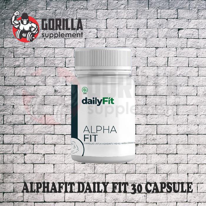 Terlaris Dailyfit Alphafit 30 Kapsul Testoterone Booster Testobooster Bpom Hala