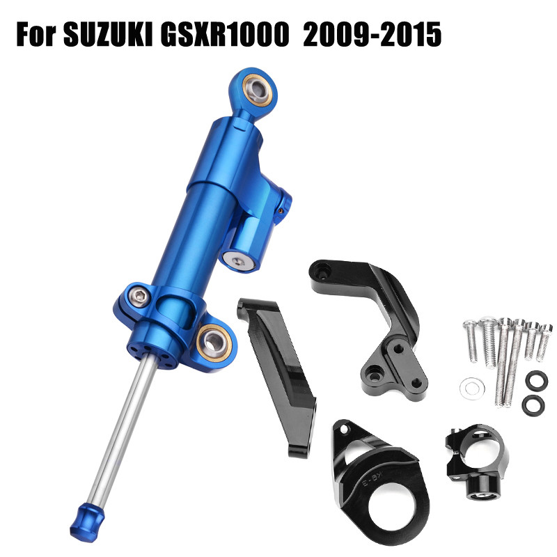 ALUMINUM MOTORCYCLE DAMPER STEERING STABILIZE BRACKET MOUNTING KIT FOR SUZUKI GSXR1000 GSXR GSX R