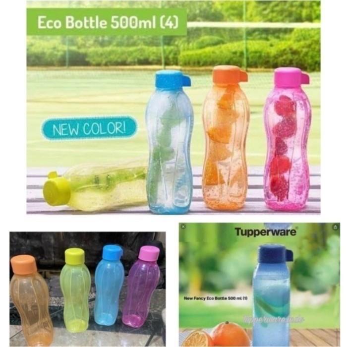 Botol minum Tupperware Eco bottle 500 ml tutup ulir