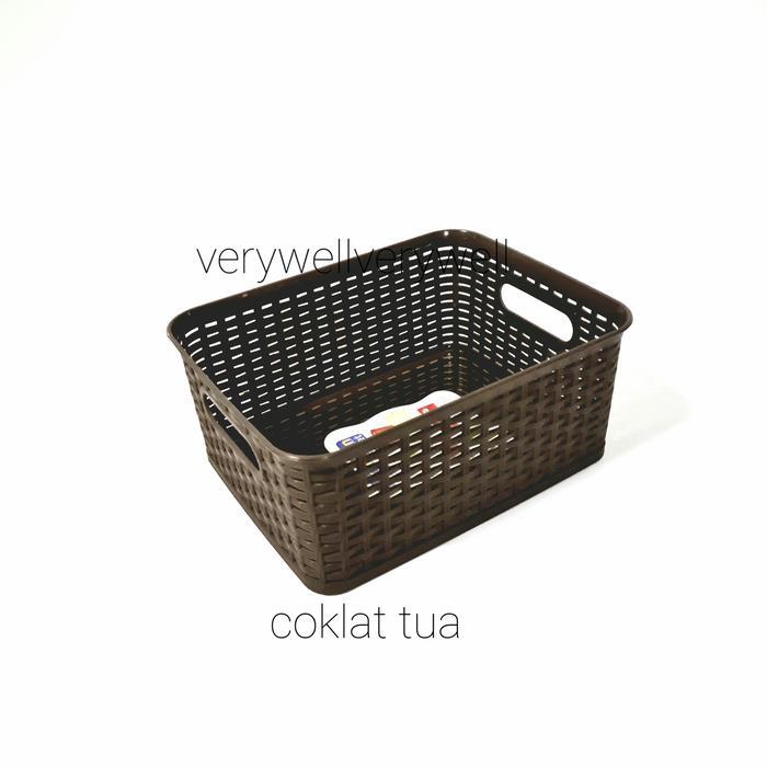 Asvita BK 283 keranjang basket plastik segi manhattan