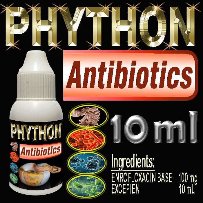 Phyton Antibiotics Suplemen Kesehatan Ular Piton Gtp Boa Molu Bp Ballphyton Sanca Kembang Milk Snake