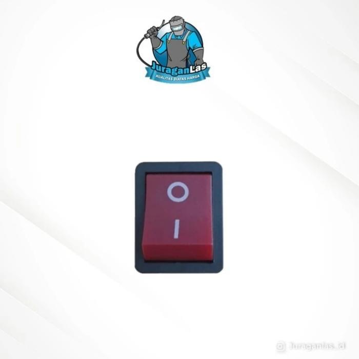 New Switch 4 Pin 30A On/Off Saklar 4 Kaki 30A Merah On Off Utk Mesin Las