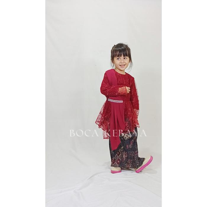 Best Seller Setelan Anak Rnf / Kebaya Pesta Anak L Kebaya Modern / Kebaya Cantik Original