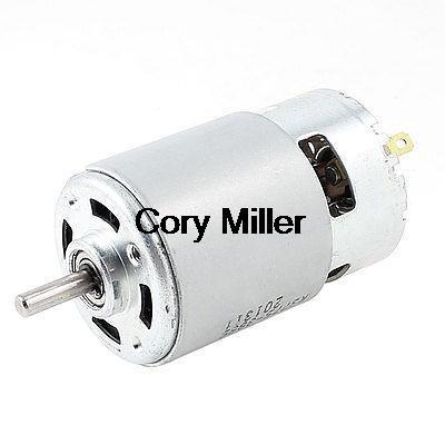 DC 24V 7000RPM 12V 3500RPM 2PIN 5MM SHAFT DIA BALL BEARING ELECTRIC MAGNETIC MICRO MOTOR