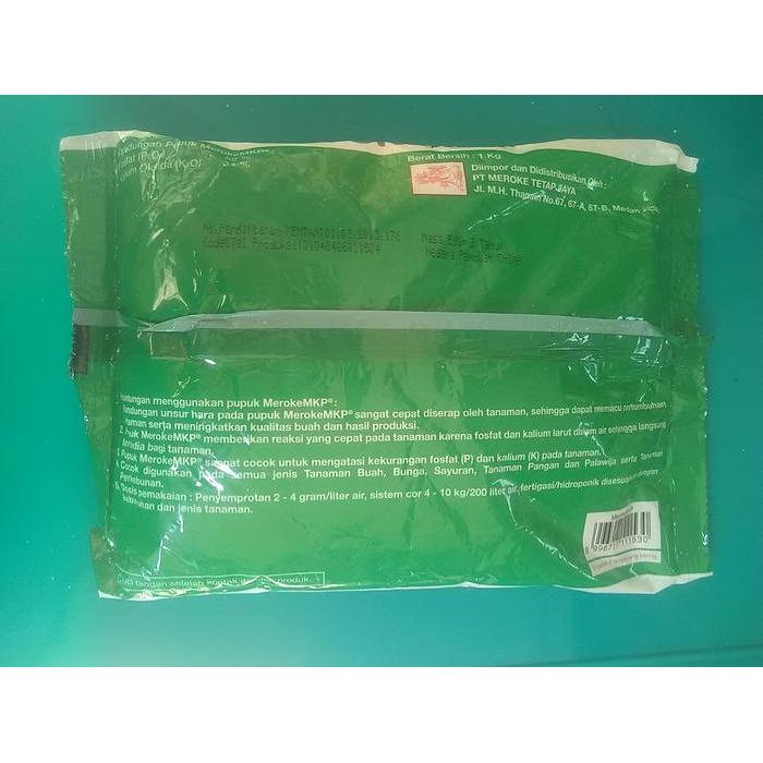 "New" Pupuk Meroke MKP, Kalium Di-hydro phosphate, KH2PO4, 1 KG