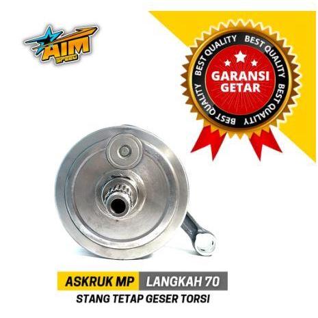 As Kruk MP L70 Stang Tetap + Geser Torsi Kruk As Megapro Langkah 70 AIM SPEED