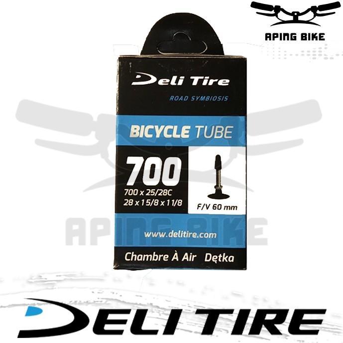 Ban Dalam Deli Tire 700 X 25/28C Fv 60Mm Ban Dalam Sepeda Fixie #Gratisongkir