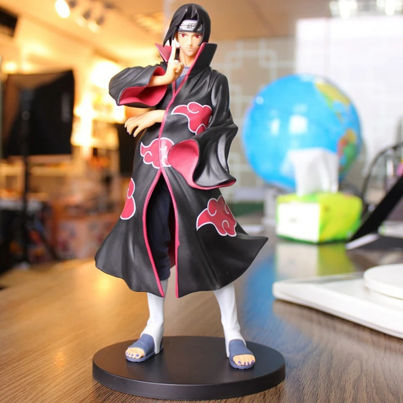 Hot Anime Naruto Shippuuden Uchiha Itachi Akatsuki Organization GK Dress Up Model Toy Gift