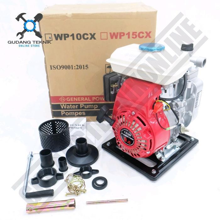 Water Pump 1" GENERAL WP10CX / Mesin Waterpump Alkon Pompa  Air Irigasi Sawah 3.0Hp 1 Inch WP 10 CX