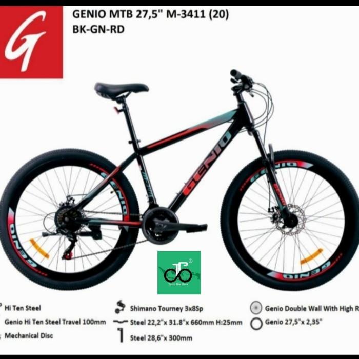 Sepeda MTB 27.5" Genio M-3411 27.5" TERBARU