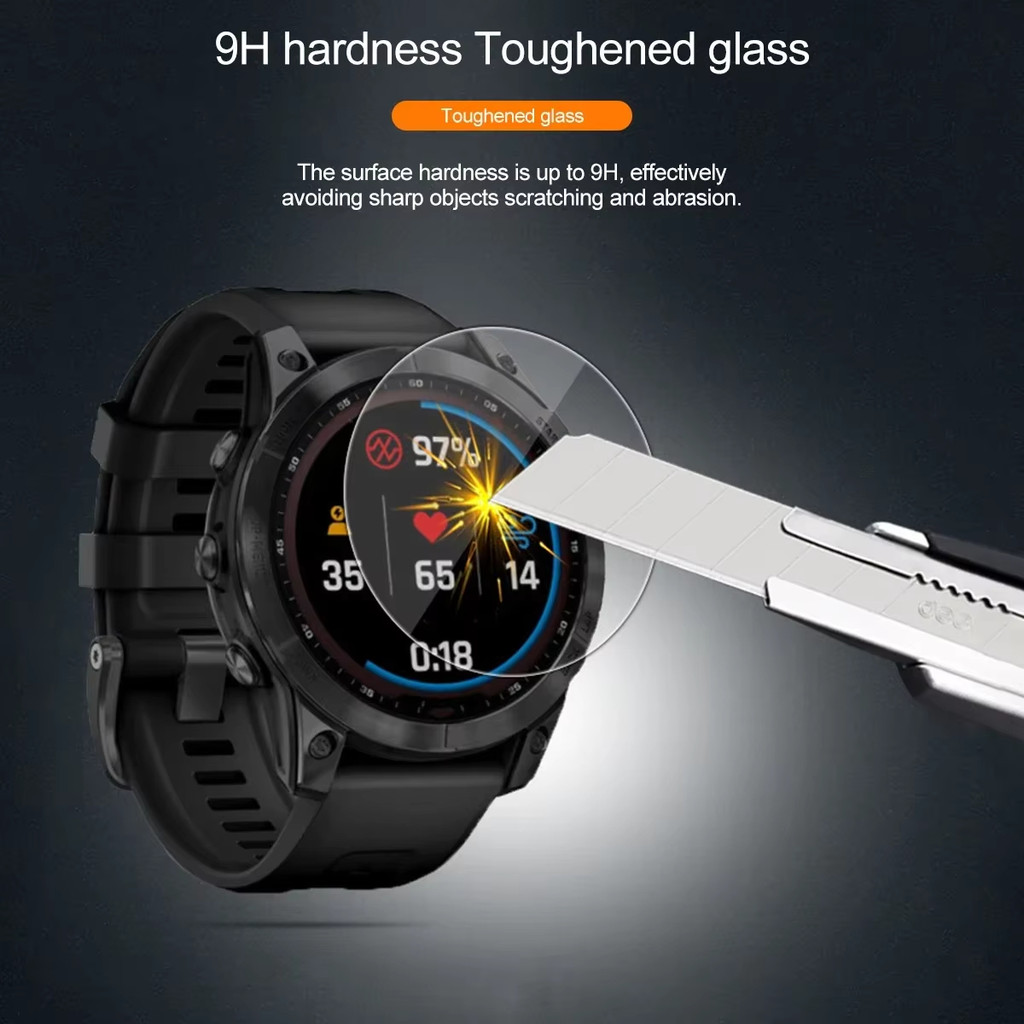 TRE9X Premium Tempered Glass For Garmin Feyx 3X 6S 12X 12S PRO SmartWatch Screen Protector HD Film