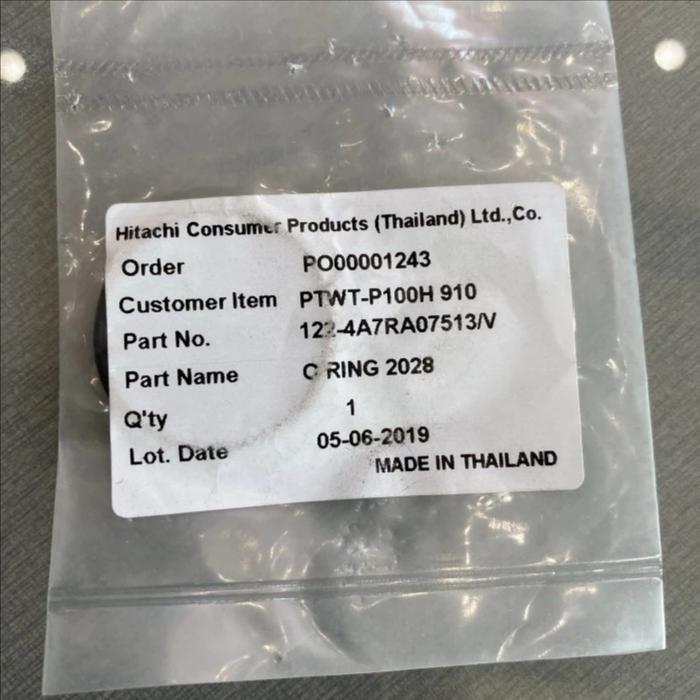 Sparepart Pompa Air Hitachi Oring 2028 WTP WMP 130 180 230 280 250 gx