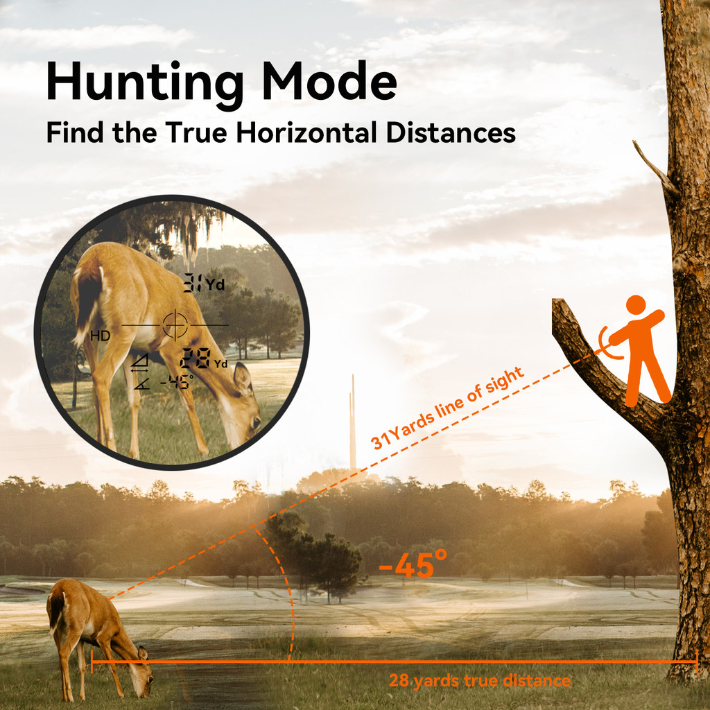 600m Nohawk Optics Rangefinder Smart Hunting Binoculars Camouflage Hunting Rangefinder