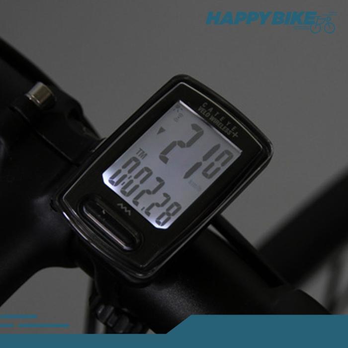 Cateye Velo Wireless Cc-Vt230W Speedometer Sepeda