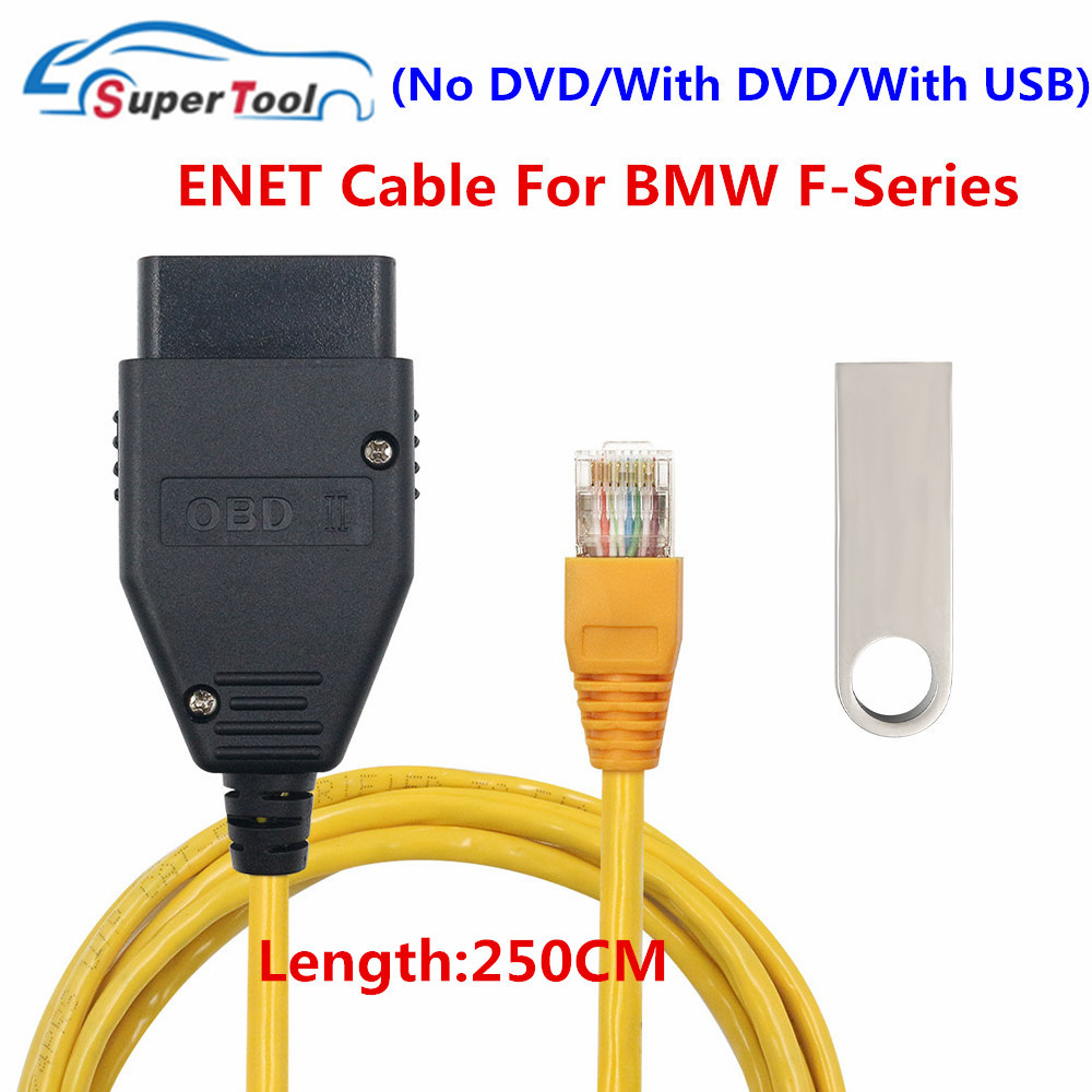TERBARU Hot ENET Cable For BMW F-Series ICOM ENET Cable ENET Coding Cable For BMW Programming ENET I
