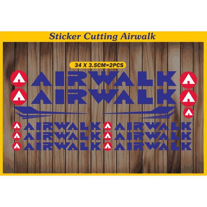 Stiker Sepeda Airwaik Cutting Sticker Tahan Air Mtb Universal City Bike Sepeda Balap Gunung Cycling
