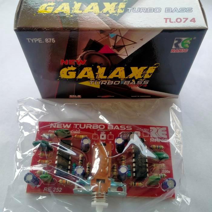 Kit Galaxi New Turbo Bass Stereo 12Vdc Tl074 Terjamin