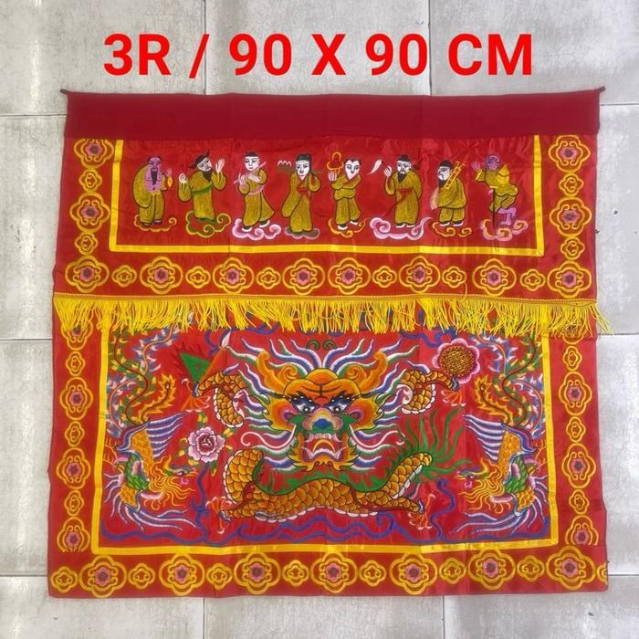 Kain tokwi towi taplak meja / to wi naga 90cm x 90cm