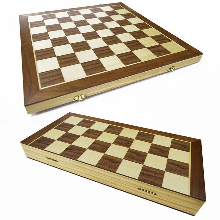 LIMITED EDITION Papan Catur Premium Kayu Wooden Folding Chess Set