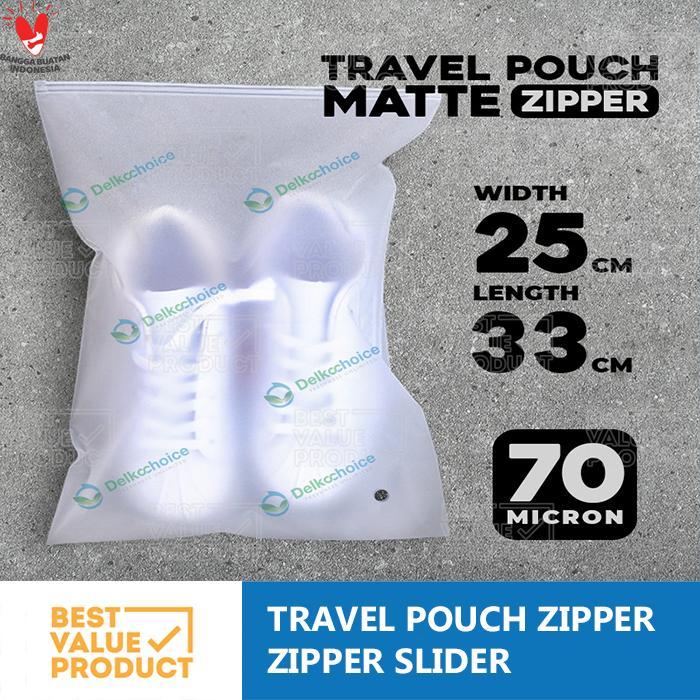 "New" (PACK) zipper pouch bag 25 x 33 travel pouch storage zipper slider 25x33