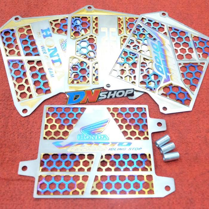 Cover Radiator Titanium Vario125 Vario150 Pcx150