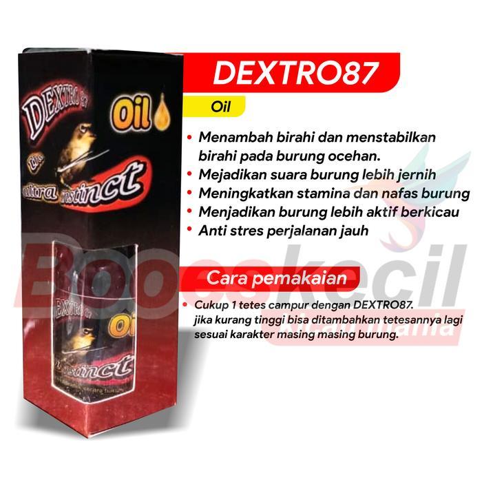 TERMURAH Dextro Oil 87 Dextro 87 Oil untuk Burung Pleci - Produk sus Merawat Kesehatan dan Nutrisi
